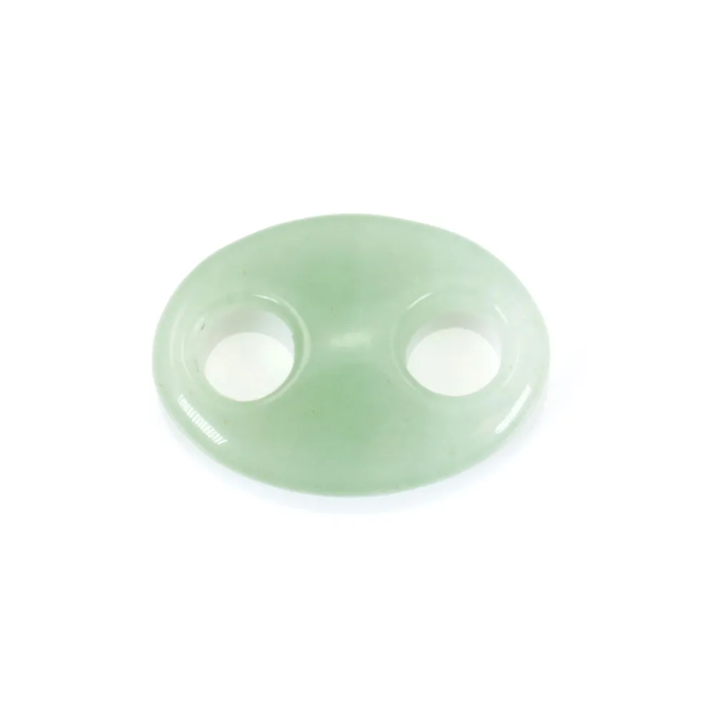 Pendentif Aventurine grain de café 18x25mm x 1pc