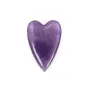 Pendentif Améthyste coeur 20x30mm x 1pc