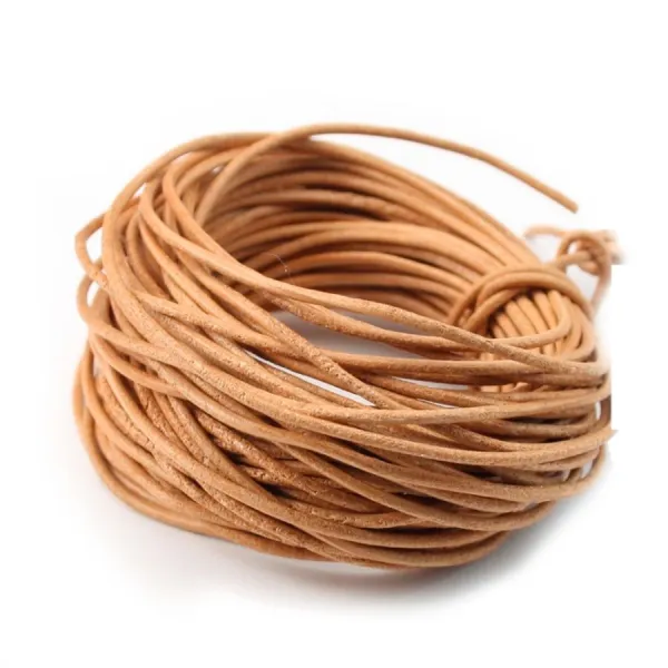 Fil leather  brown 1.0mm x 1m