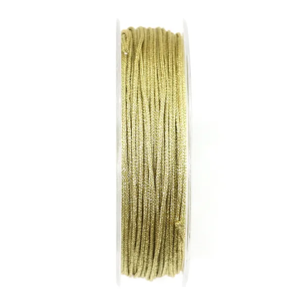 Braided golden thread polyester 1.0mm x 25m