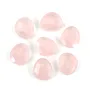 Rose Quartz pendant with eye - 12x14mm x 1pc