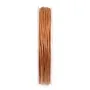 Cordonnet coton ciré cornaline 0.8mm  x 20m