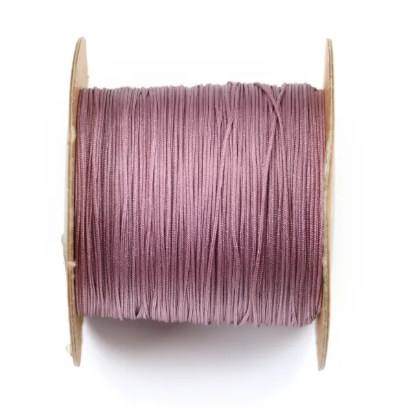 Fil polyester rose balais 0.5 mm x 180m