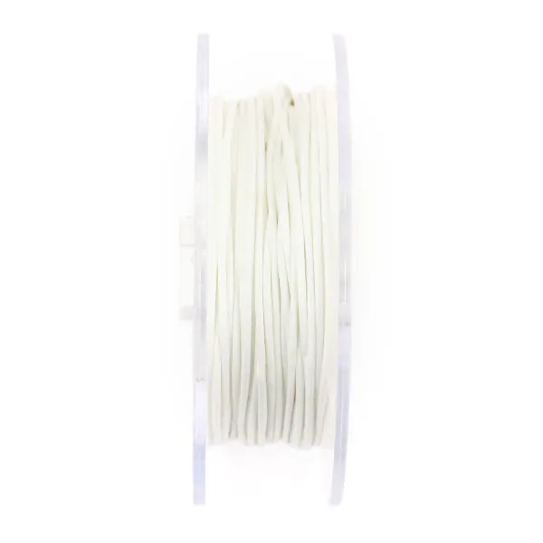 Cordonnet coton ciré blanc 1.0mm  x 20m