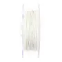 Cordonnet coton ciré blanc 1.0mm  x 20m