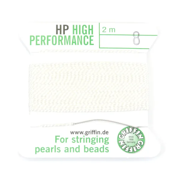 High performance wire bead cord 0.60mm with needle attached x 2m