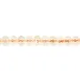 Citrine rondelle facette 3.5x4.5mm x 40cm
