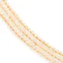 Citrine rondelle facette 3.5x4.5mm x 40cm