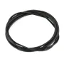 Ruban de cuir de chevreau noir 1.3mm x 1m