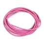 Ruban de cuir de chevreau rose foncé 1.3mm x 1m