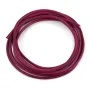 Ruban de cuir de chevreau fuschia 1.3mm x 1m