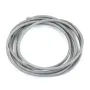 Ruban de cuir vachette gris 2mm x 1m