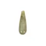 Labradorite goutte semi percé 7x23mm x 1pc