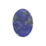 Lapis Lazuli Cabochon oval flach 13x18mm x 1St