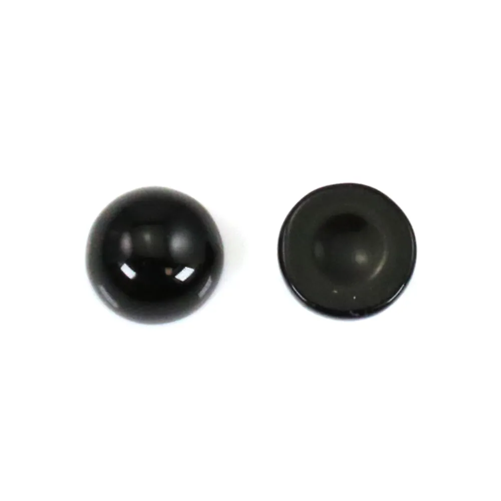 Cabochon Obsidienne rond 6mm x 4pcs