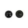 Cabujón redondo de Obsidiana 4mm x 4pcs
