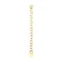 Chaîne de rallonge Gold Filled avec sequin rond 4mm x 1pc