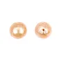 Perla coltivata d'acqua dolce, salmone, mosaico rotondo, 9-10 mm x 1 pezzo