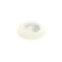 Cabochão oval branco de madrepérola 4x6mm x 2pcs