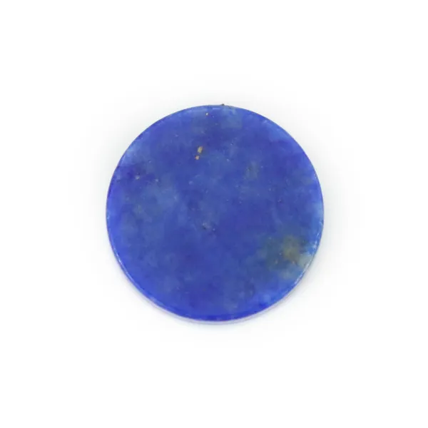 Lapis lazuli cabochon, in round and flat shape, 25mm x 1pc
