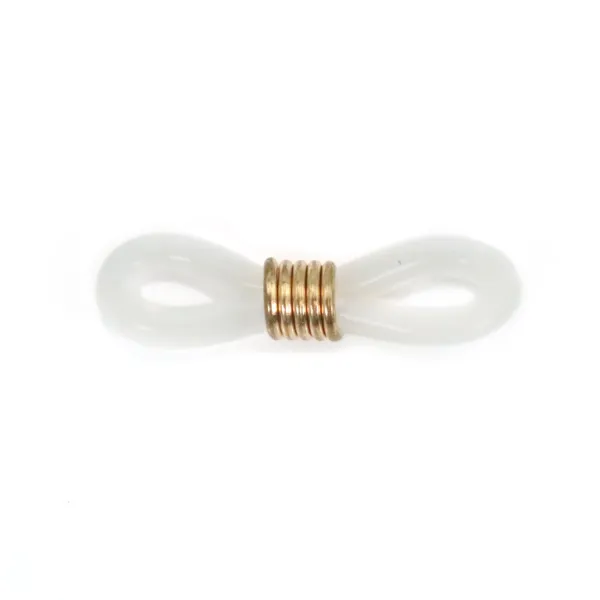Clipe da luneta de silicone dourado x 4pcs