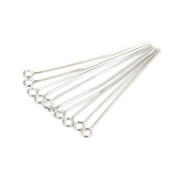 Clou tête anneau 40x0.6mm Acier Inox 304 x 20pcs