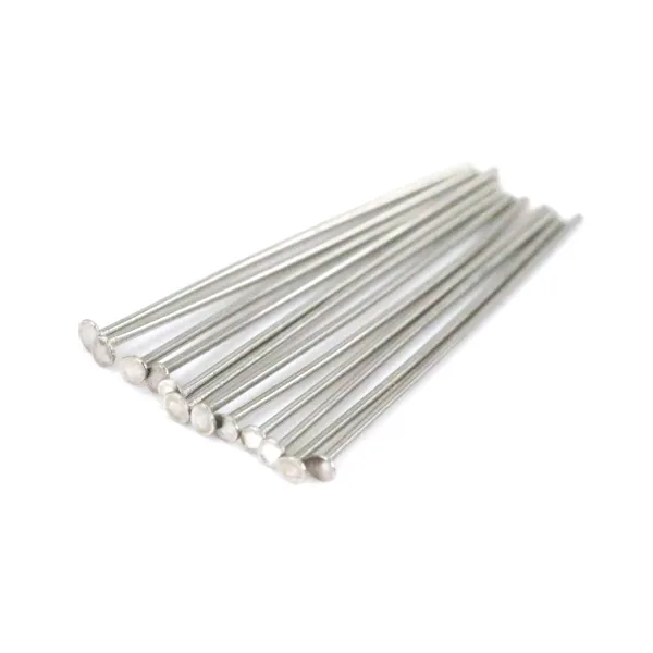 Clou tête plate 25x0.6mm en Acier Inox 304 x 20pcs