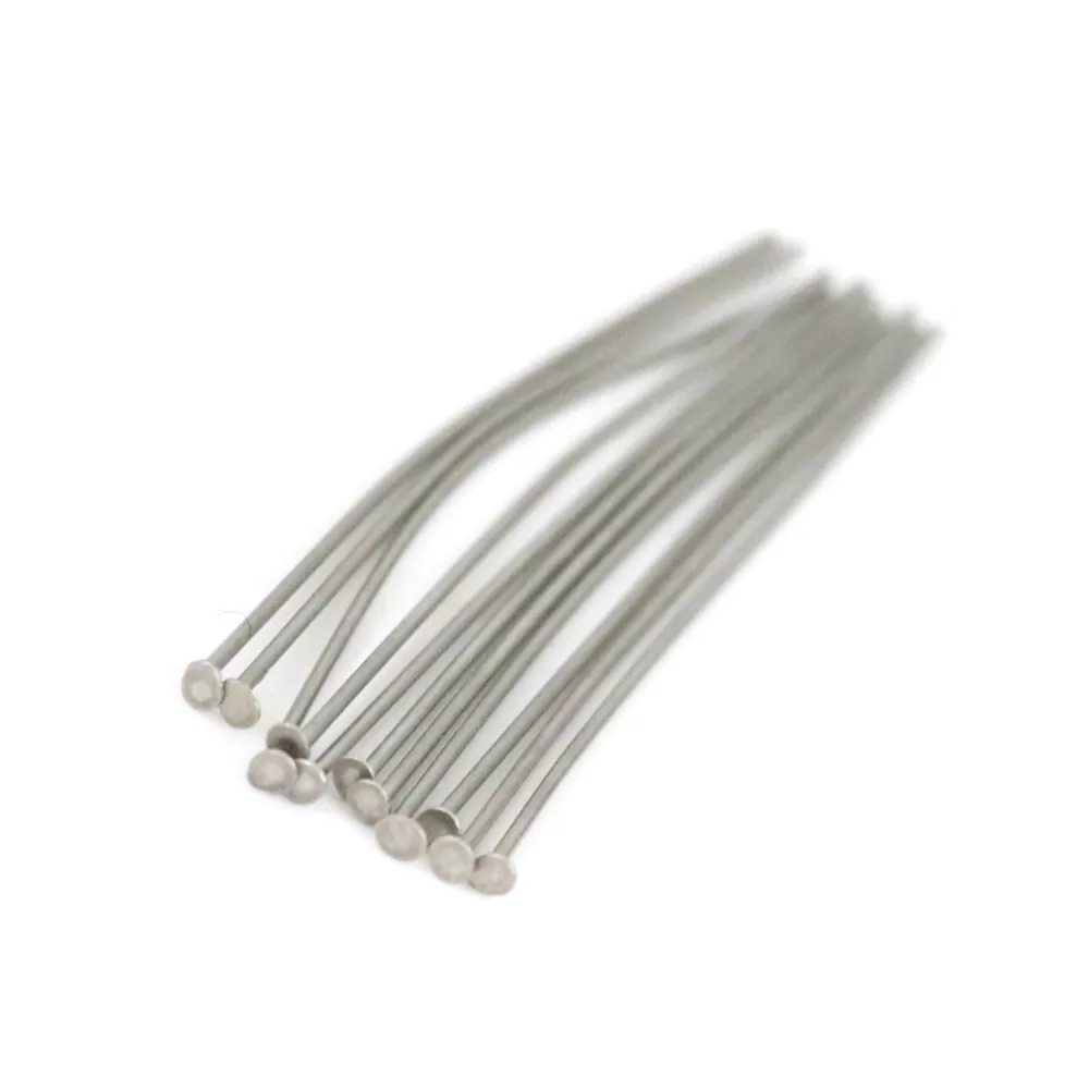 Chiodo a testa piatta 40x0,6 mm in acciaio inox 304 x 20 pz