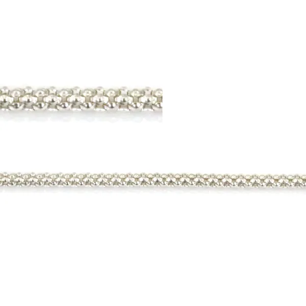 Chaîne argent 925 serpent 1.6mm x 50cm