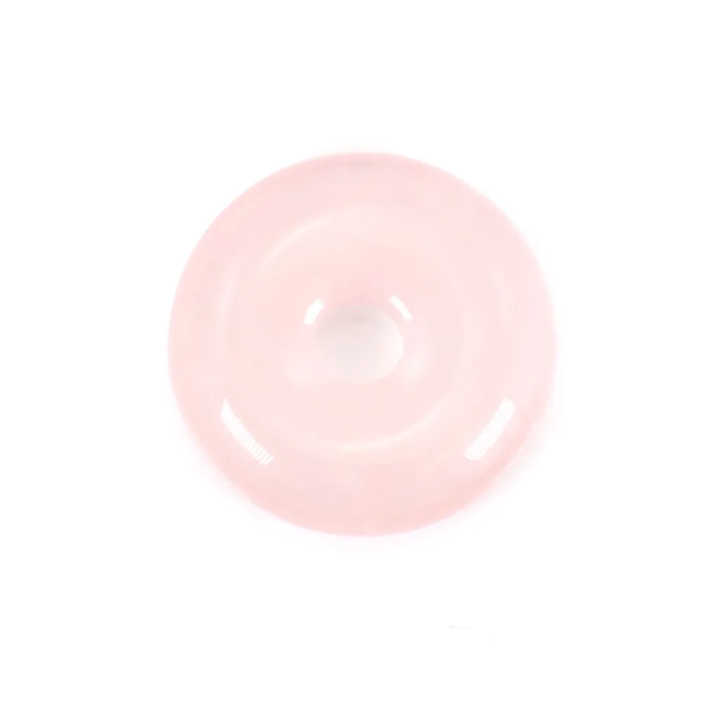 Donut Quartz Rose 25mm x 1pc