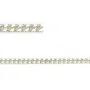 Chaîne argent 925 gourmette plate 1.2x0.6mm x 50cm