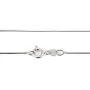 Chaîne maille serpentine en argent 925 0.8mm x 45cm