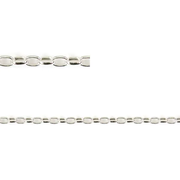 Chaîne argent 925 ovale 0.85x1.65mm x 50cm
