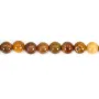 Jaspe jaune rond 6mm x 39cm