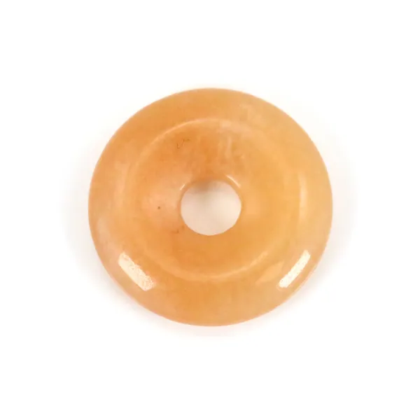 Ciambella di avventurina arancione 14 mm x 1 pz