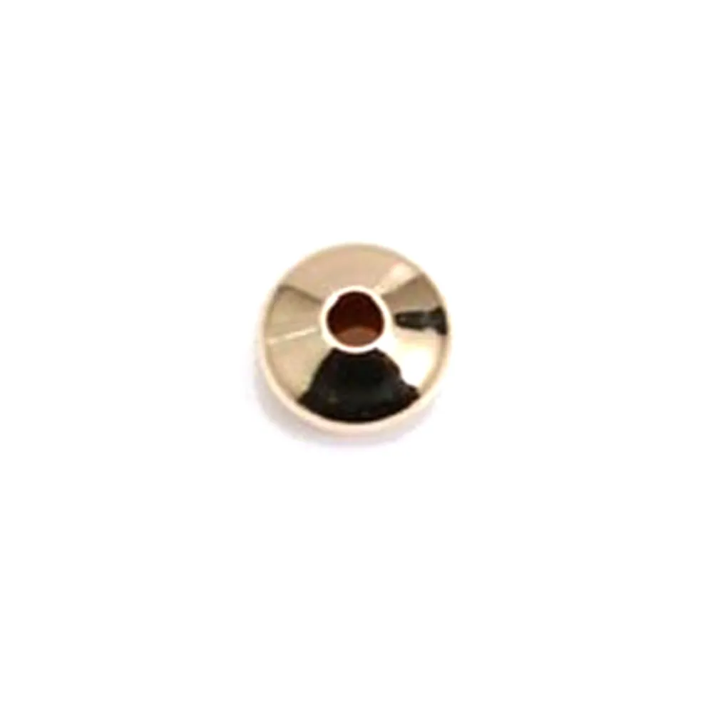 Perle rondelle en gold filled 7.8x4.2mm x 1pc