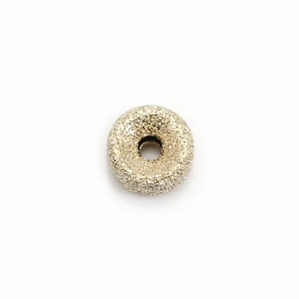 Perles rondelles brillante en Gold Filled 4x1.2mm x 2pcs