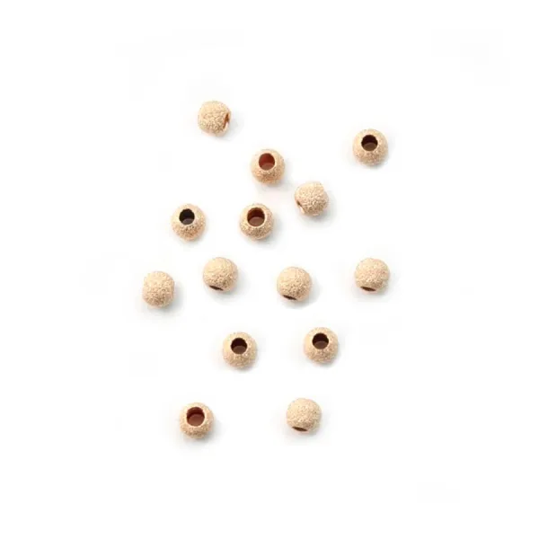 BOULE 2X0.9MM GOLD FILLED 14 CARAT 0.5G 50PCS