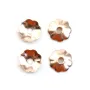 Gold filled rosé 14 carats coupelle en fleur 3x0.76mm x 12pcs