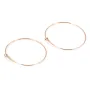 Créoles en gold filled 14 carats rosé 0.7x20mm x 2pcs