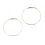 14k rose gold filled hoop earrings 0.7x20mm x 2pcs