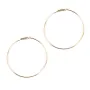 Créoles à décorer 30x0.7mm en gold filled 14 carats x 2pcs