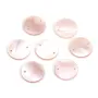 Nacre rose ronde plate 10mm x 2pcs