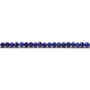 Lapis lazuli rondelle facette 2x2.5mm x 40cm