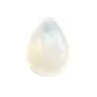 Moon stone drop faceted flat  x 2pcs