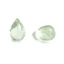 Prasiolite, en forme de goutte facetté x 1pc