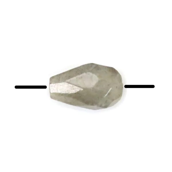 Labradorite goutte facette 5x8mm x 40cm