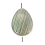 Labradorite Goutte Plate 15x20mm x 40cm