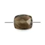 Quartz fumé rectangulaire facette 8x10mm x 1pc 