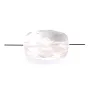 Quartz rose rectangle facette 8x12mm x 1pc